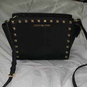 Michael Kors Studded Selma Crossbody Purse